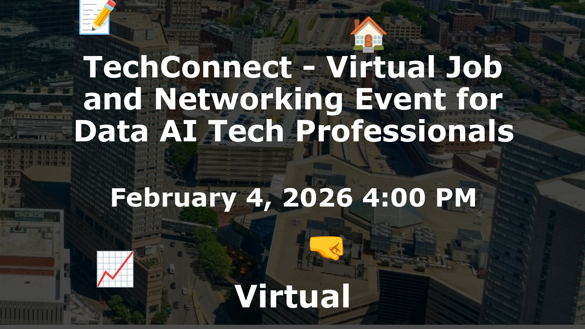 TechConnect - Virtual Job and Networking Event for Data AI Tech Professionals event image